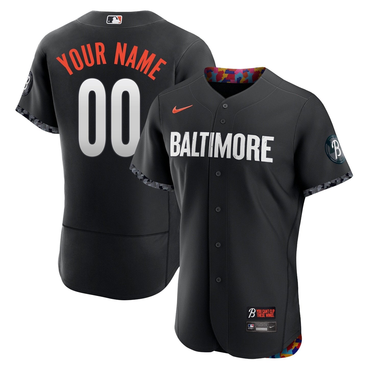 Baltimore Orioles 2023 City Connect Custom Jersey - All Stitched