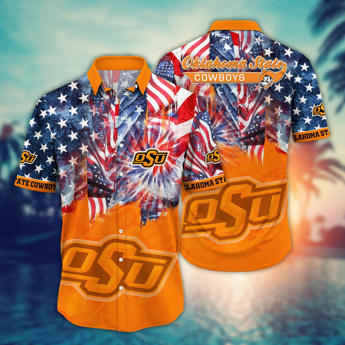Oklahoma State Cowboys - Hawaii Shirt For Fans, Summer Football Shirts