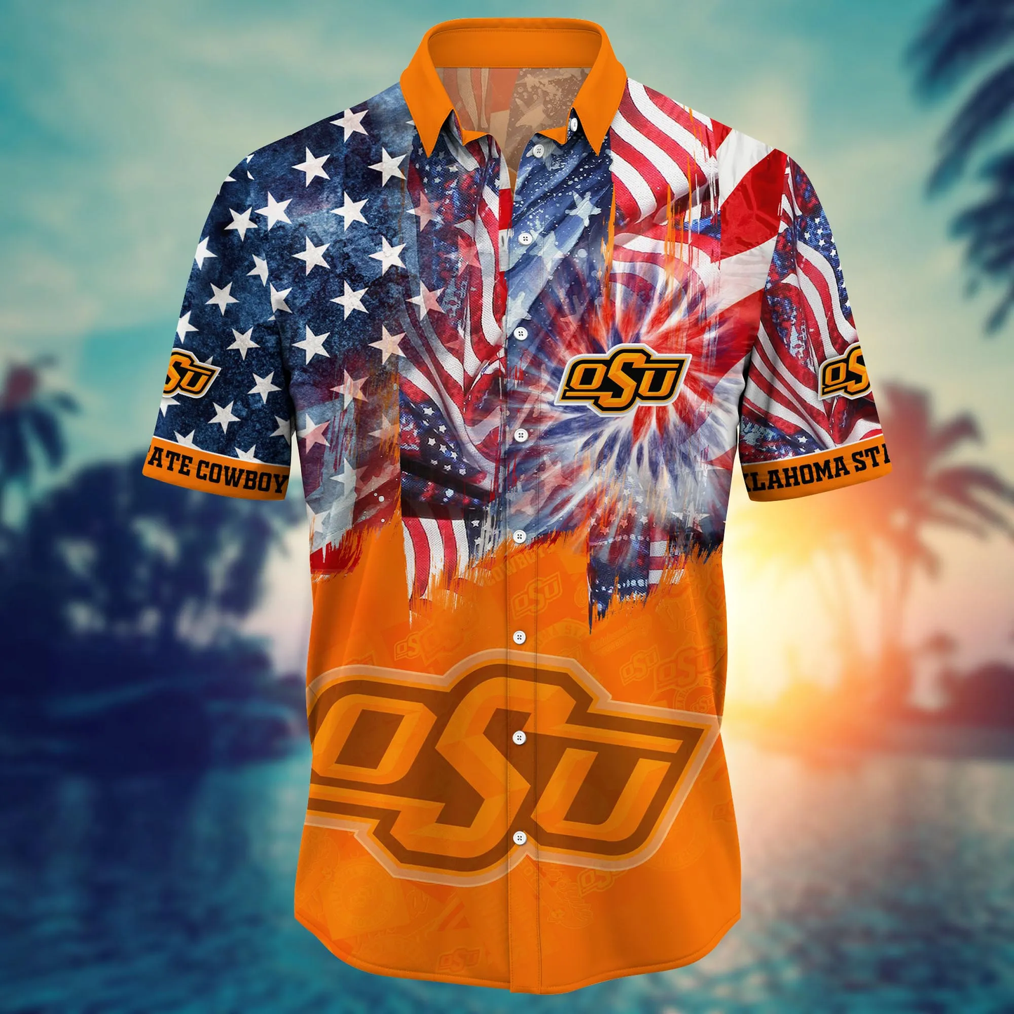 Oklahoma State Cowboys - Hawaii Shirt For Fans, Summer Football Shirts