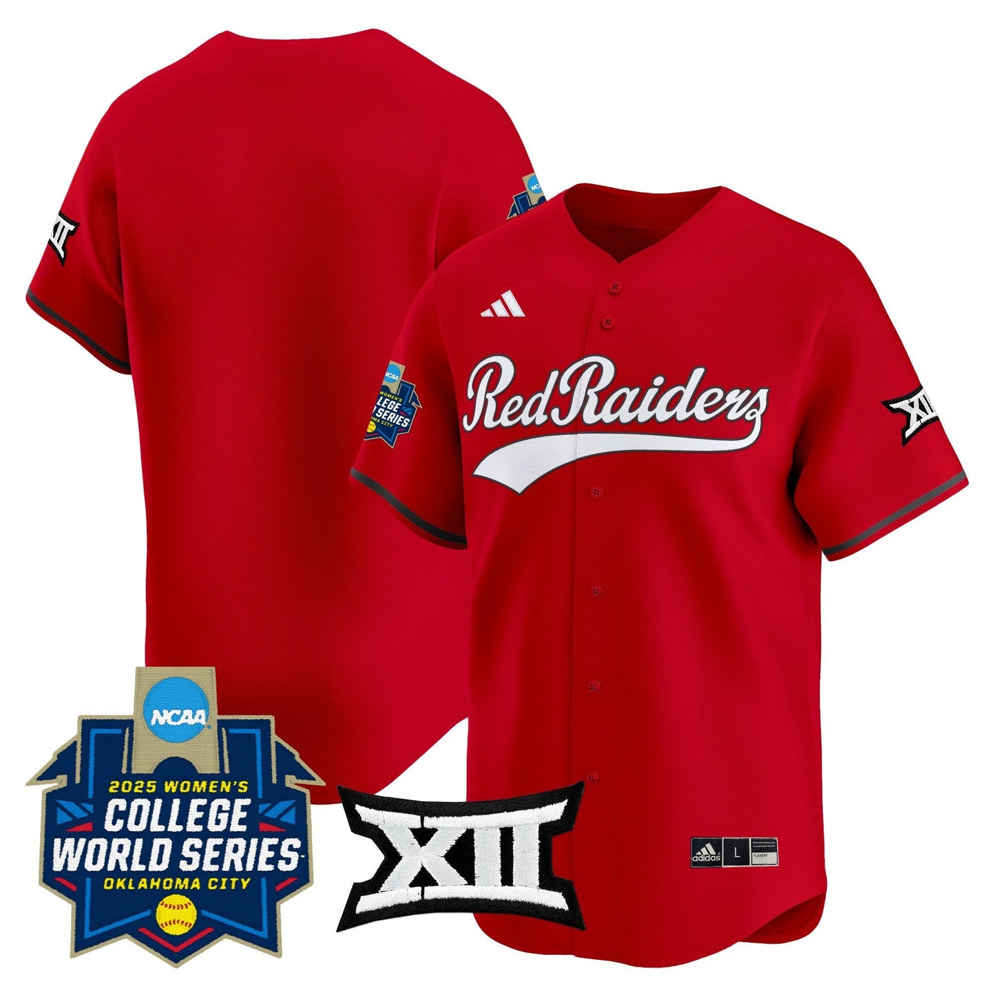 Texas Tech Red Raiders Softball 2025 World Series (WCWS) Vapor Premier Limited Jersey - All Stitched