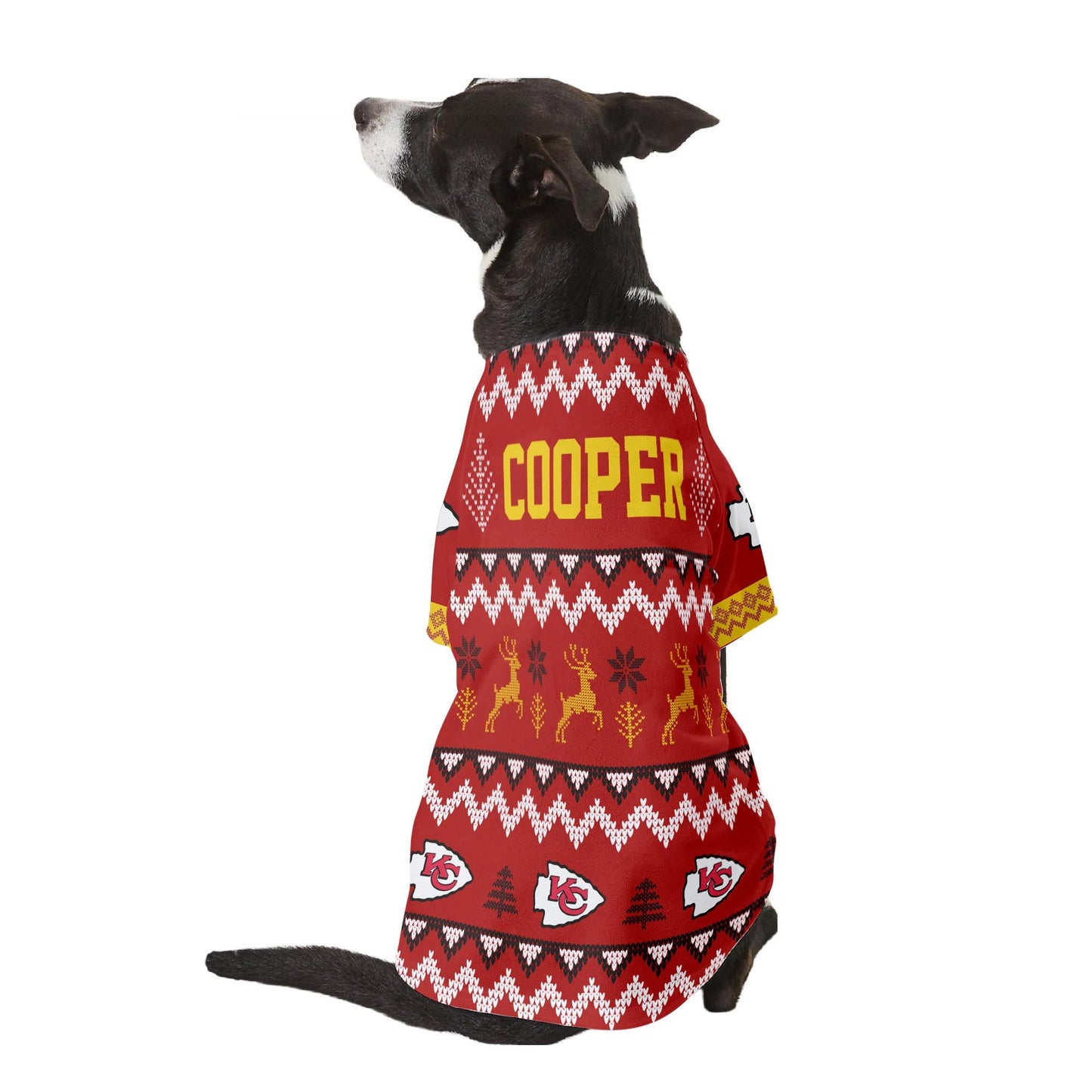 Kansas City Chiefs Family Holiday Ugly Sweater Pet Coat
