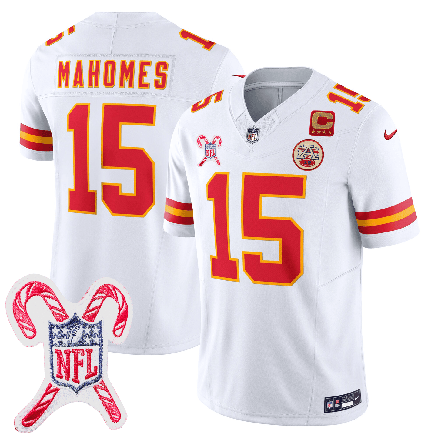 Men's Kansas City Chiefs Limited Jersey - Christmas Patch