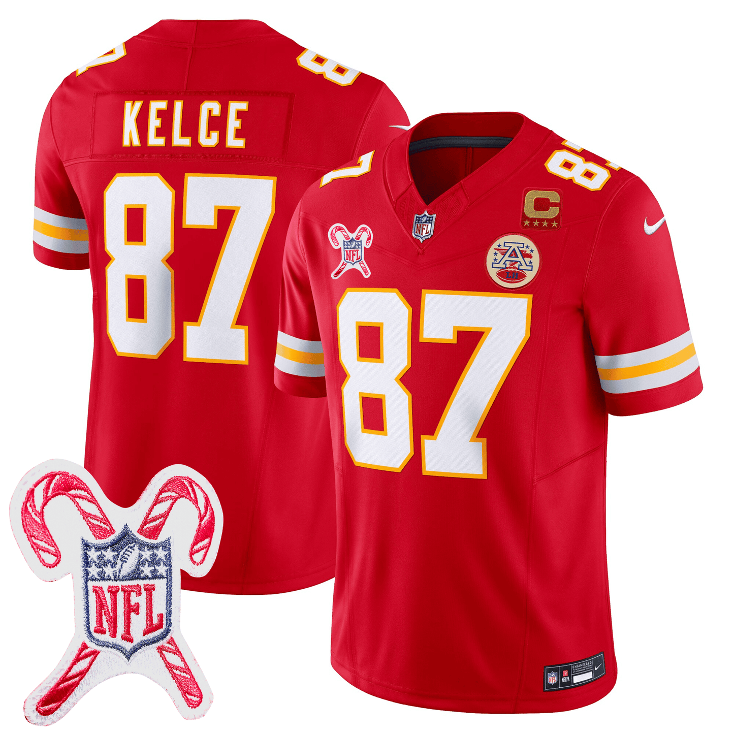 Men's Kansas City Chiefs Limited Jersey - Christmas Patch