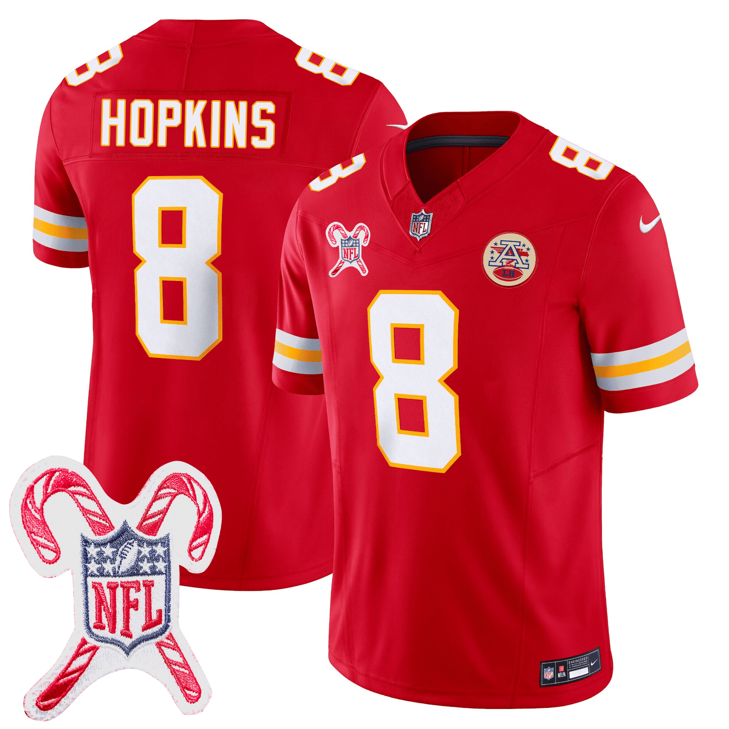 Men's Kansas City Chiefs Limited Jersey - Christmas Patch