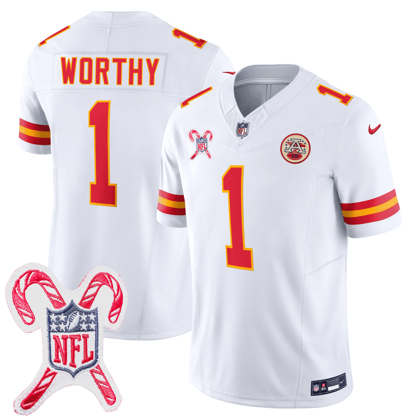 Men's Kansas City Chiefs Limited Jersey - Christmas Patch