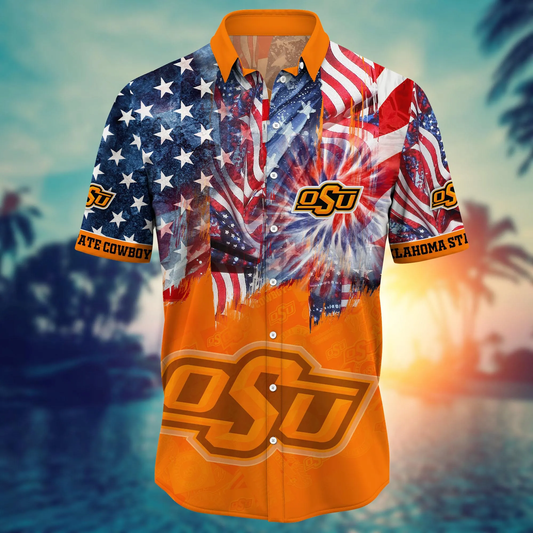 Oklahoma State Cowboys - Hawaii Shirt  For Fans, Summer Football Shirts