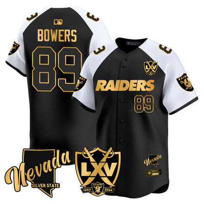 Raiders 2024 Baseball Limited Gold Jersey - 65th Anniversary - All Stitched