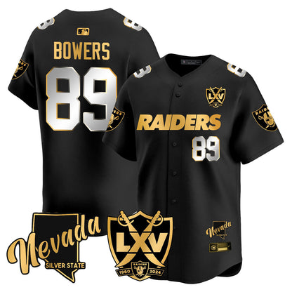 Raiders 2024 Baseball Limited Gold Jersey - 65th Anniversary - All Stitched