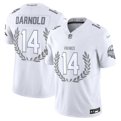 Minnesota Vikings Platinum MVP Vapor Limited Jersey - All Stitched