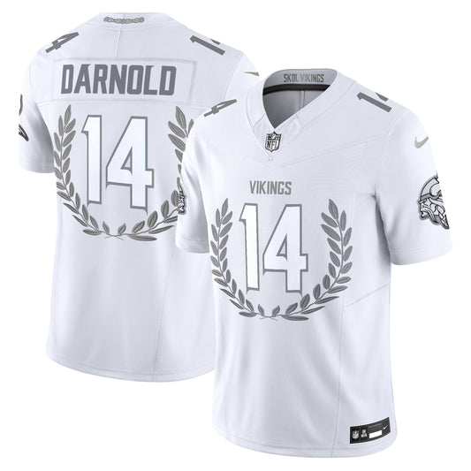 Minnesota Vikings Platinum MVP Vapor Limited Jersey - All Stitched