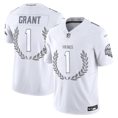 Minnesota Vikings Platinum MVP Vapor Limited Jersey - All Stitched