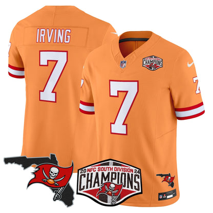 Buccaneers 2024 NFC South Division Champions Patch Vapor Limited Jersey - All Stitched