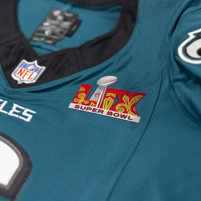 Philadelphia Eagles Super Bowl LIX Patch Vapor Limited Jersey - All Stitched