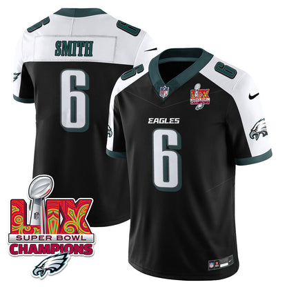 Philadelphia Eagles Super Bowl LIX Champions Gold Vapor Limited Jersey - All Stitched