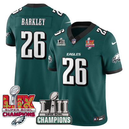 Philadelphia Eagles LII-LIX Super Bowl Champions Vapor Limited Jersey - All Stitched