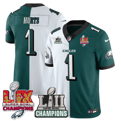 Philadelphia Eagles LII-LIX Super Bowl Champions Vapor Limited Jersey - All Stitched