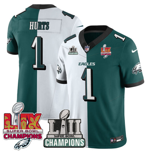 Philadelphia Eagles LII-LIX Super Bowl Champions Vapor Limited Jersey - All Stitched