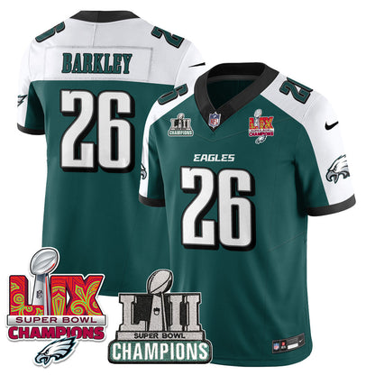 Philadelphia Eagles LII-LIX Super Bowl Champions Vapor Limited Jersey - All Stitched