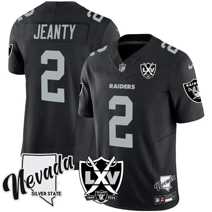 Raiders 2025 Vapor Limited Jersey - 65th Anniversary - All Stitched
