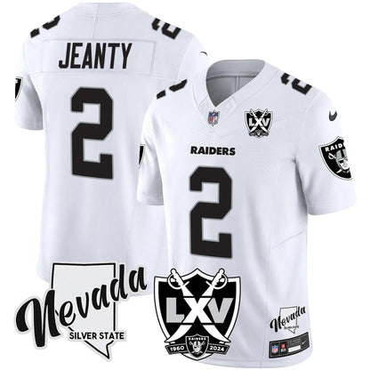 Raiders 2025 Vapor Limited Jersey - 65th Anniversary - All Stitched