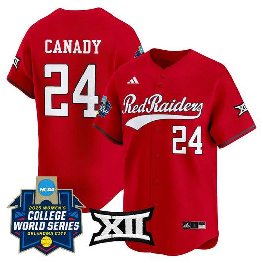 Texas Tech Red Raiders Softball 2025 World Series (WCWS) Vapor Premier Limited Jersey - All Stitched