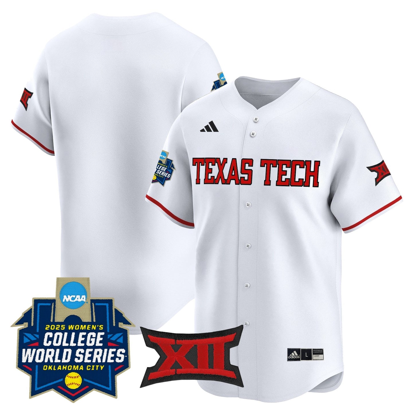 Texas Tech Red Raiders Softball 2025 World Series (WCWS) Vapor Premier Limited Jersey - All Stitched