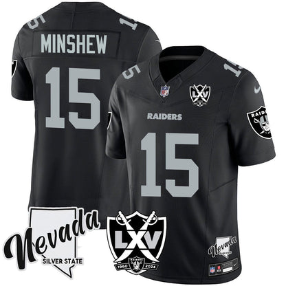 Raiders 2025 Vapor Limited Jersey - 65th Anniversary - All Stitched