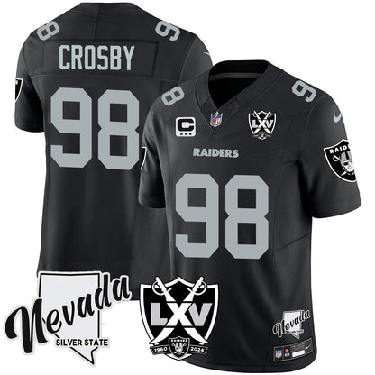 Raiders 2025 Vapor Limited Jersey - 65th Anniversary - All Stitched