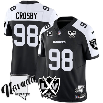 Raiders 2025 Vapor Limited Jersey - 65th Anniversary - All Stitched