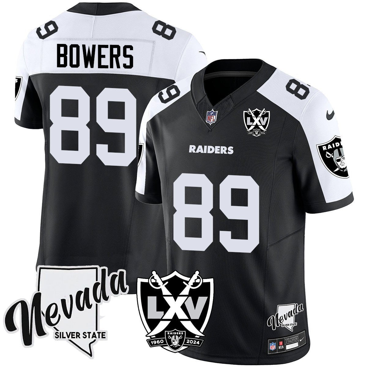 Raiders 2025 Vapor Limited Jersey - 65th Anniversary - All Stitched