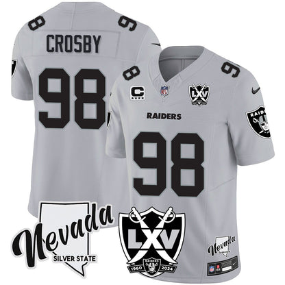 Raiders 2025 Vapor Limited Jersey - 65th Anniversary - All Stitched