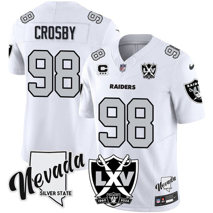 Raiders 2025 Vapor Limited Jersey - 65th Anniversary - All Stitched