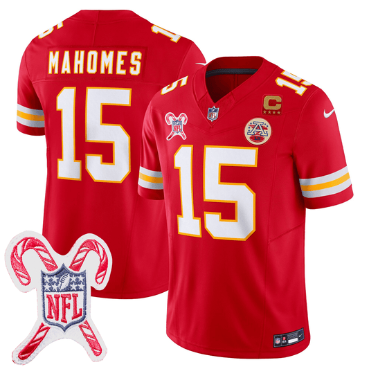Men's Kansas City Chiefs Limited Jersey - Christmas Patch